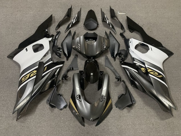 Grigio Canna Di Fucile & Oro 2017-2021 R6 Carena Moto Grigio Canna Di Fucile & Oro 2017-2021 R6 Carena Moto