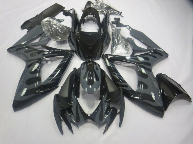 Grigio Fiamma 2006-2007 GSXR 600-750 Carena Moto Grigio Fiamma 2006-2007 GSXR 600-750 Carena Moto