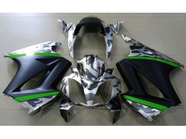 Grigio Mimetico & Verde 2002-2012 VFR800 Carena Moto