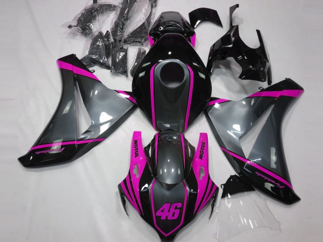 Grigio Motul & Rosa 2008-2011 CBR1000RR Carena Moto Grigio Motul & Rosa 2008-2011 CBR1000RR Carena Moto
