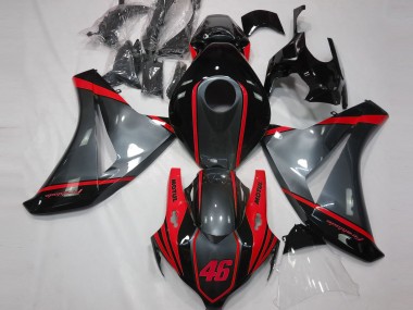 Grigio Motul & Rosso 2008-2011 CBR1000RR Carena Moto