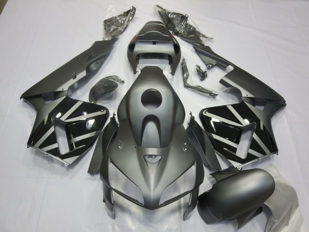 Grigio Opaco & Nero 2005-2006 CBR600RR Carena Moto Grigio Opaco & Nero 2005-2006 CBR600RR Carena Moto