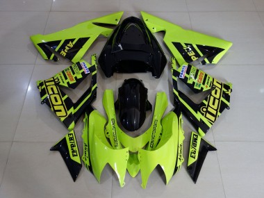 Haute Visibilité Jaune Et Noir 2004-2005 ZX10R Carena Moto