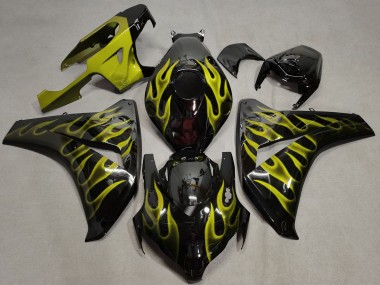 Jaune Flamme 2008-2011 CBR1000RR Carena Moto
