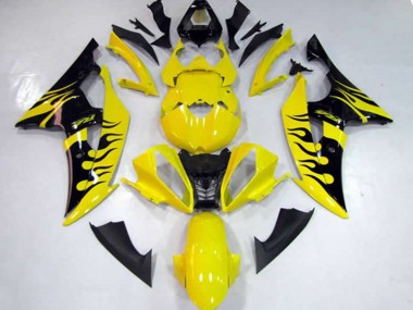 Jaune Flamme 2008-2016 R6 Carena Moto