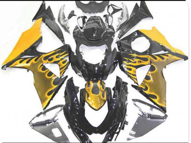 Jaune Flamme 2009-2016 GSXR 1000 Carena Moto Jaune Flamme 2009-2016 GSXR 1000 Carena Moto