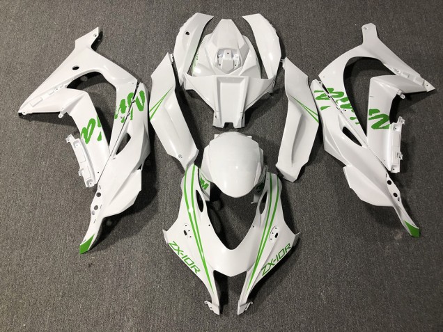 Kawi Bianco Verde Perla 2016-2019 ZX10R Carena Moto Kawi Bianco Verde Perla 2016-2019 ZX10R Carena Moto