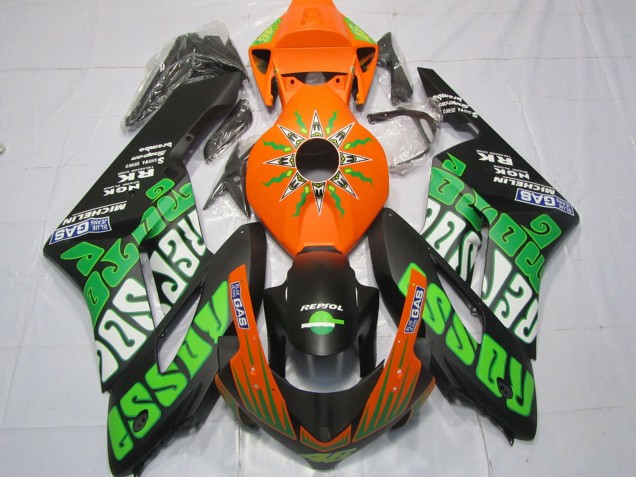 Lime Rossi Opaco 2004-2005 CBR1000RR Carena Moto Lime Rossi Opaco 2004-2005 CBR1000RR Carena Moto