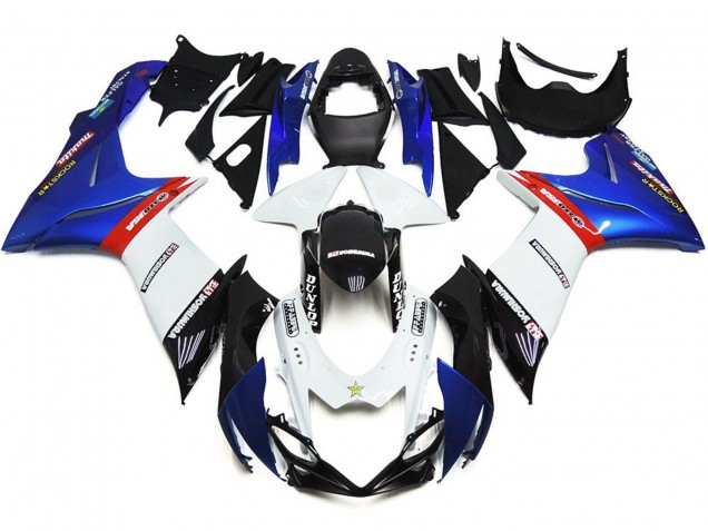 Loghi Personalizzati Con Blu & Rosso 2011-2024 GSXR 600-750 Carena Moto Loghi Personalizzati Con Blu & Rosso 2011-2024 GSXR 600-750 Carena Moto