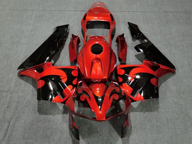 Lucentezza Arancione Intenso 2003-2004 CBR600RR Carena Moto Lucentezza Arancione Intenso 2003-2004 CBR600RR Carena Moto
