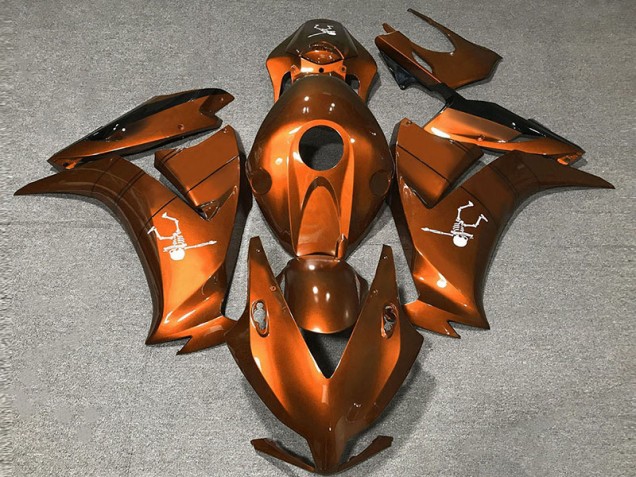 Lucentezza Arancione Intenso 2012-2016 CBR1000RR Carena Moto Lucentezza Arancione Intenso 2012-2016 CBR1000RR Carena Moto