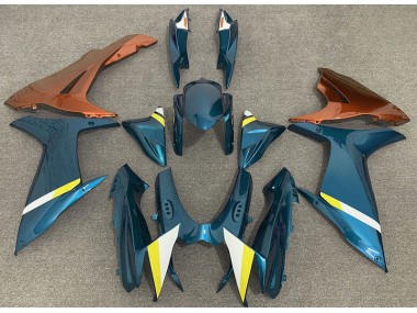 Lucentezza Azzurro & Arancione 2011-2024 GSXR 600-750 Carena Moto