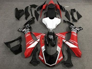 Lucido Stile Personalizzato Rosso Nero & Bianco 2015-2019 R1 Carena Moto