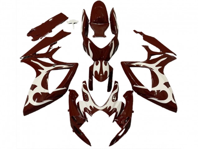 Marrone & Bianco 2006-2007 GSXR 600-750 Carena Moto