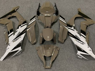 Marrone Lucido & Bianco 2011-2015 ZX10R Carena Moto