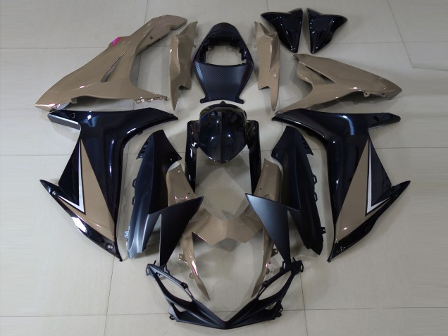 Marrone Lucido & Nero 2011-2024 GSXR 600-750 Carena Moto Marrone Lucido & Nero 2011-2024 GSXR 600-750 Carena Moto