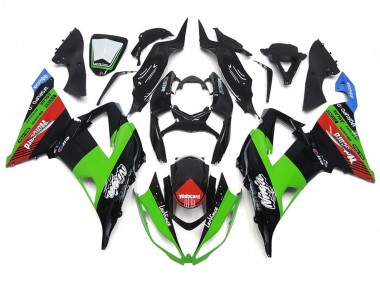 Motocard Verde & Nera 2013-2018 ZX6R Carena Moto