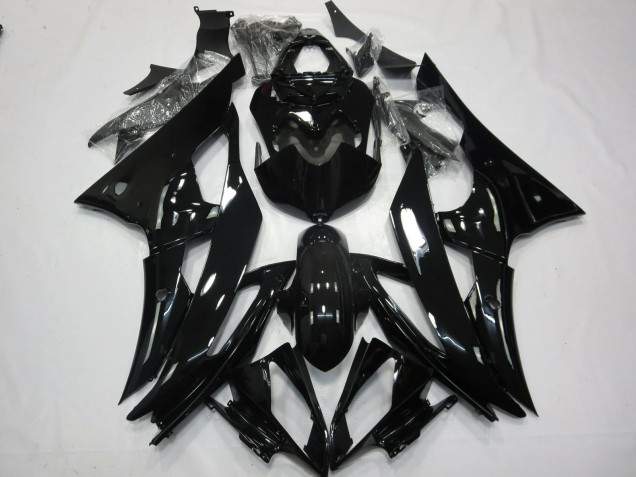 N2 Nero Lucido 2008-2016 R6 Carena Moto N2 Nero Lucido 2008-2016 R6 Carena Moto