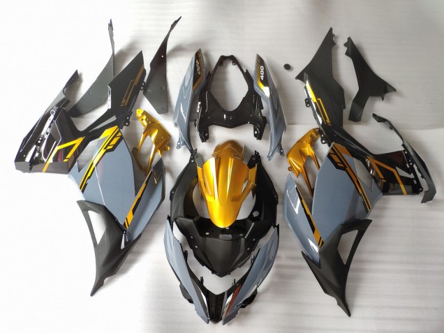 Nardo Grigio & Oro 2018-2023 Ninja 400 Carena Moto Nardo Grigio & Oro 2018-2023 Ninja 400 Carena Moto
