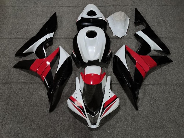 Nero Bianco & Rosso 2007-2008 CBR600RR Carena Moto Nero Bianco & Rosso 2007-2008 CBR600RR Carena Moto
