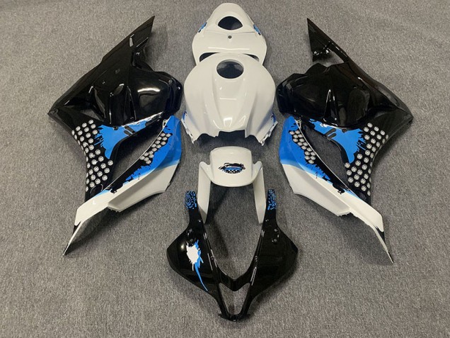 Nero Blu & Bianco 2009-2012 CBR600RR Carena Moto Nero Blu & Bianco 2009-2012 CBR600RR Carena Moto