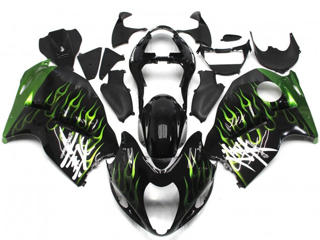 Nero Con Verde Intenso Fiamma 1997-2007 GSXR 1300 Carena Moto