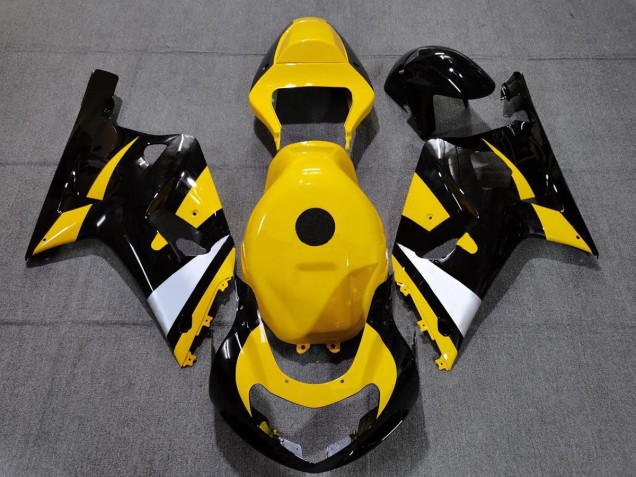 Nero & Giallo 2001-2003 GSXR 600-750 Carena Moto Nero & Giallo 2001-2003 GSXR 600-750 Carena Moto