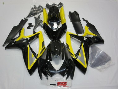 Nero & Giallo 2006-2007 GSXR 600-750 Carena Moto