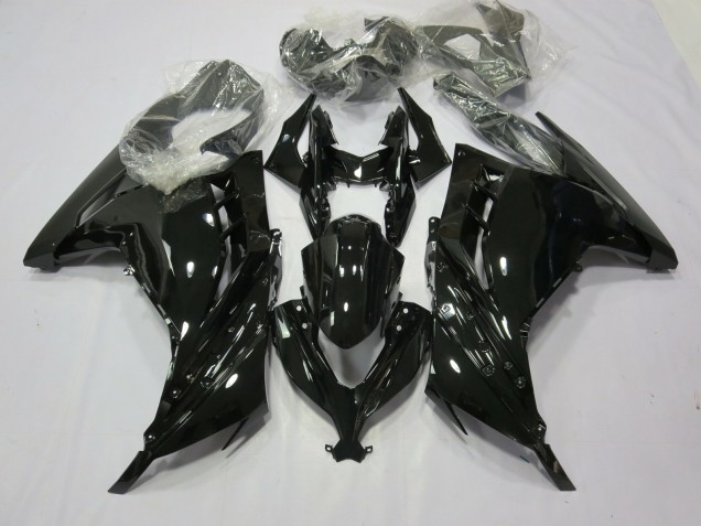 Nero Lucido 2013-2018 Ninja 300 Carena Moto Nero Lucido 2013-2018 Ninja 300 Carena Moto