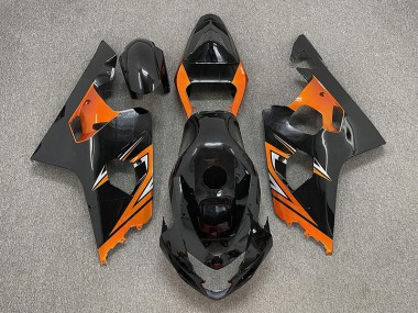 Nero Lucido & Arancione 2004-2005 GSXR 600-750 Carena Moto