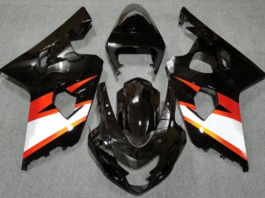 Nero Lucido & Arancione 2004-2005 GSXR 600-750 Carena Moto