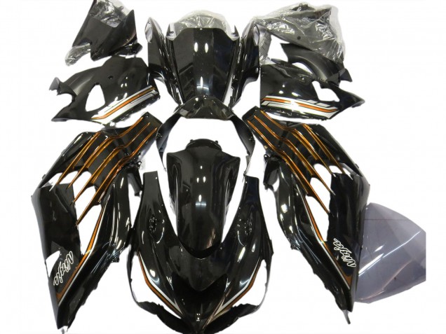 Nero Lucido & Arancione 2012-2021 ZX14R Carena Moto Nero Lucido & Arancione 2012-2021 ZX14R Carena Moto