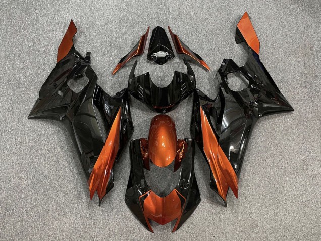Nero Lucido & Arancione Bruciato 2017-2021 R6 Carena Moto Nero Lucido & Arancione Bruciato 2017-2021 R6 Carena Moto