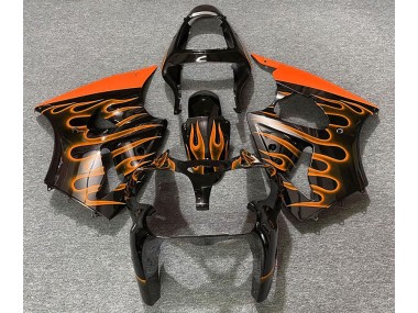 Nero Lucido & Arancione Fiamma 2000-2002 ZX6R Carena Moto