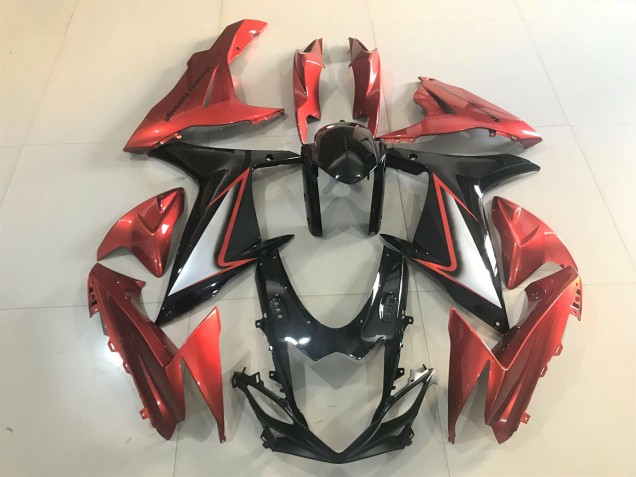 Nero Lucido & Arancione Vivace 2011-2024 GSXR 600-750 Carena Moto