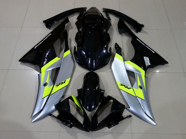 Nero Lucido & Argento 2008-2016 R6 Carena Moto Nero Lucido & Argento 2008-2016 R6 Carena Moto