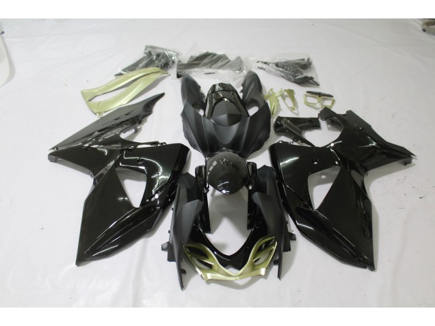 Nero Lucido Argento Opaco 2009-2016 GSXR 1000 Carena Moto Nero Lucido Argento Opaco 2009-2016 GSXR 1000 Carena Moto