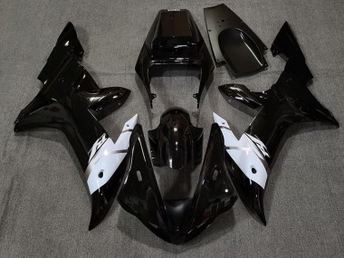 Nero Lucido Bianco & Argento 2002-2003 R1 Carena Moto