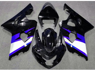 Nero Lucido & Blu 2004-2005 GSXR 600-750 Carena Moto