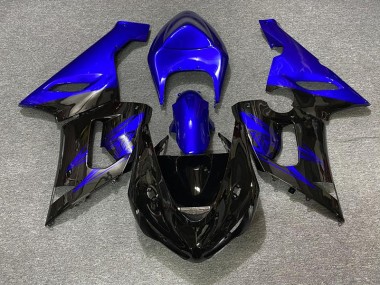 Nero Lucido & Blu 2005-2006 ZX6R Carena Moto