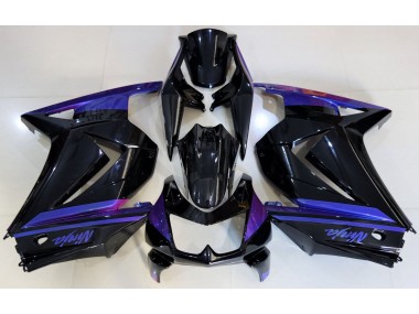 Nero Lucido & Blu 2008-2012 Ninja 250 Carena Moto