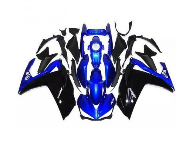 Nero Lucido & Blu 2015-2018 R3 Carena Moto Nero Lucido & Blu 2015-2018 R3 Carena Moto