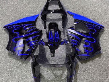 Nero Lucido & Blu Fiamma 2000-2002 ZX6R Carena Moto