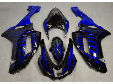 Nero Lucido & Blu Fiamma 2007-2008 ZX6R Carena Moto