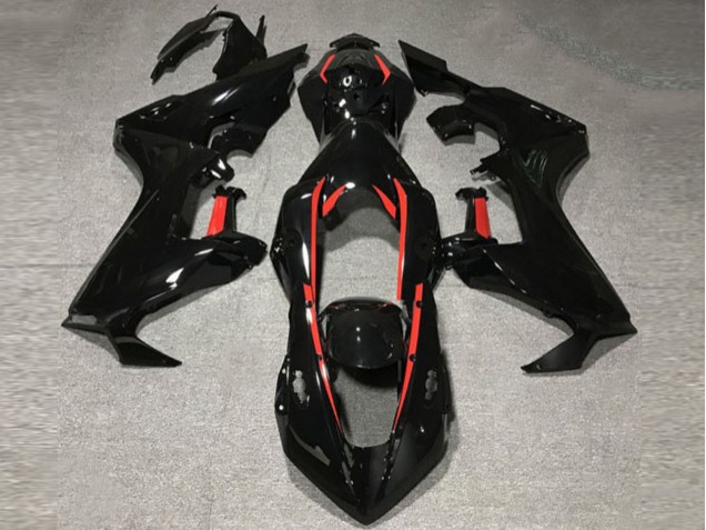 Nero Lucido Con Fodera Rossa 2017-2023 CBR1000RR Carena Moto Nero Lucido Con Fodera Rossa 2017-2023 CBR1000RR Carena Moto