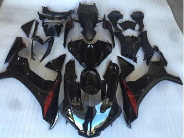 Nero Lucido Con Logo Rosso 2015-2019 R1 Carena Moto