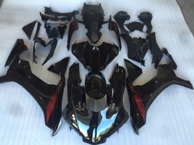 Nero Lucido Con Logo Rosso 2015-2019 R1 Carena Moto