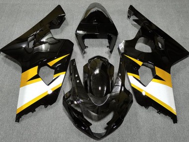 Nero Lucido & Giallo 2004-2005 GSXR 600-750 Carena Moto