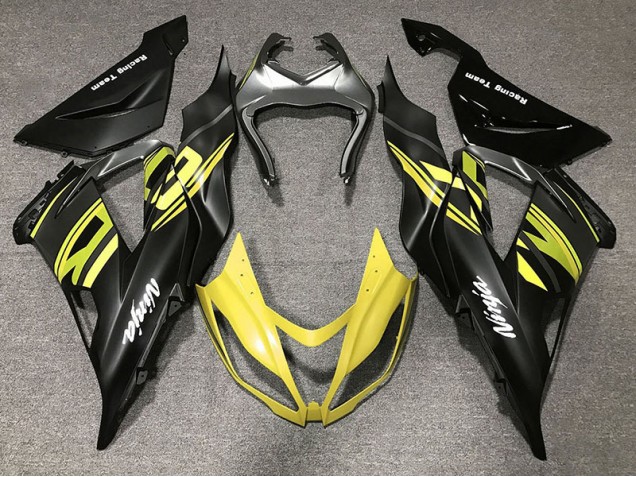 Nero Lucido & Giallo 2013-2018 ZX6R Carena Moto Nero Lucido & Giallo 2013-2018 ZX6R Carena Moto