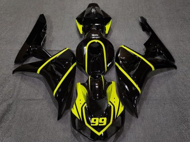 Nero Lucido & Giallo Brillante 2006-2007 CBR1000RR Carena Moto